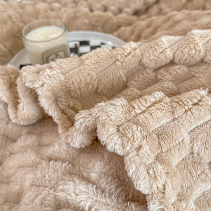 Luxurious Textured Throw Blanket