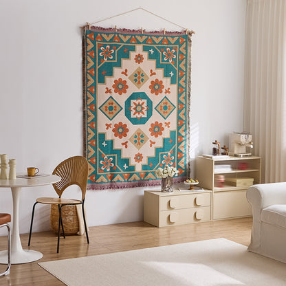 Artistic Woven Tapestry Throw