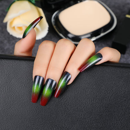 Glamorous artificial nails with gradient Acalora