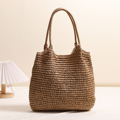 Handmade wicker tote bag with sturdy handles Bowlift