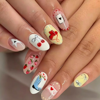Playful Artistic Nail Art Set Acalora