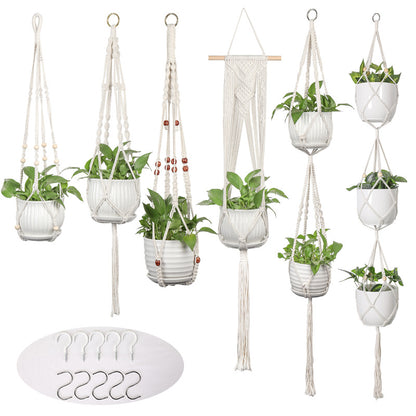Plant-hanging macrame shelf Acalora