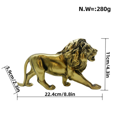 Decorative lion figurine in modern style Acalora