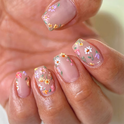 Floral Artfully Designed Nail Wraps Acalora