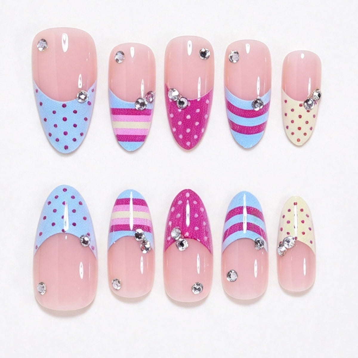 Decorative Stiletto Nail Art Tips Acalora