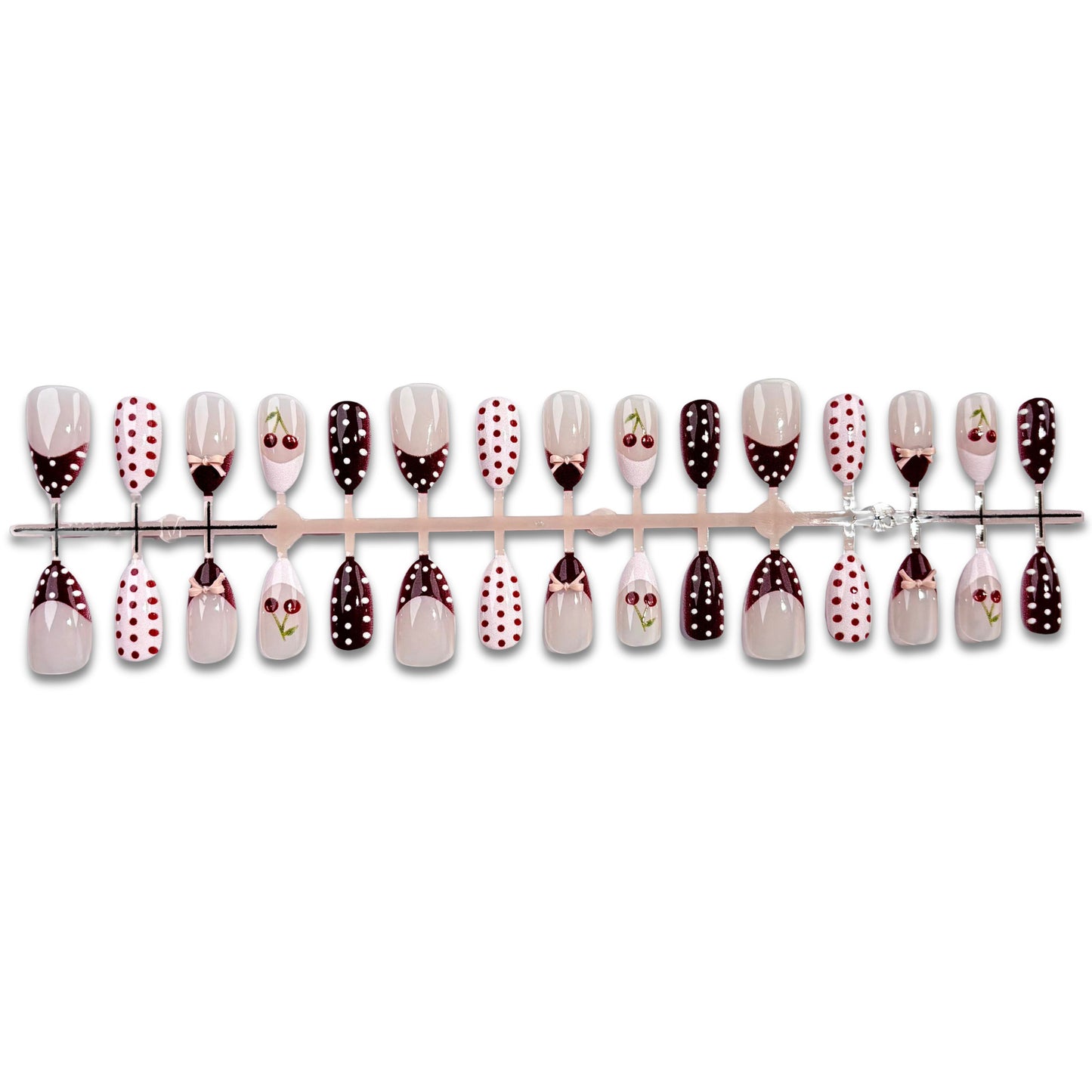 Artistic Cherry Design Press-On Nails Acalora