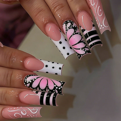 Artistic Butterfly Nail Design Acalora