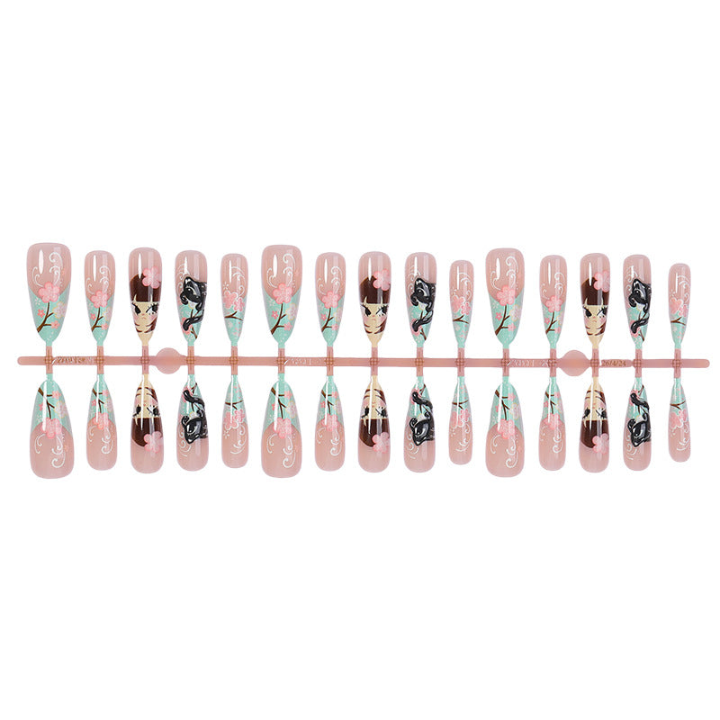 Artistic Press-On Nail Art Design Set Acalora