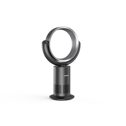 Cooling bladeless tower fan with HEPA air purifier and silent multi-speed oscillating design Bowlift