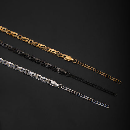 Stylish Interwoven Chain Bracelet Acalora