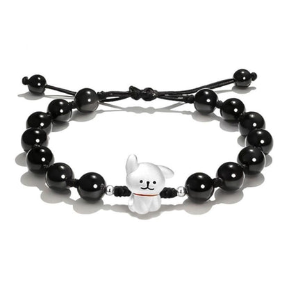 Adjustable Cute Dog Charm Bracelet Acalora