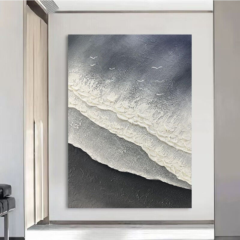 Coastal-Inspired Textured Wall Art