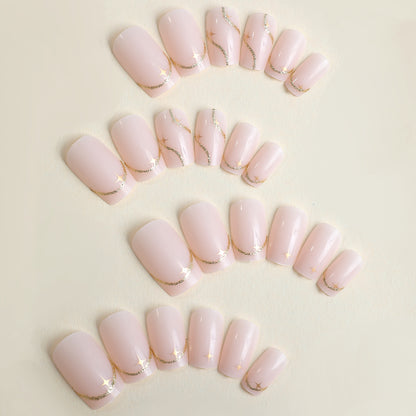 Elegant Press-On Nail Art Set Acalora
