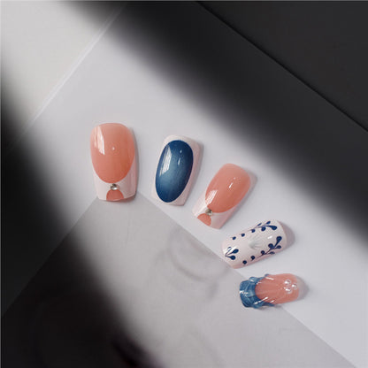 Artistic Decorative Press-On Nail Set Acalora