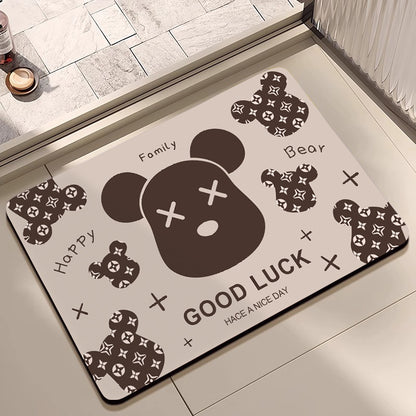 Cute Cartoon Character Bath Mat Acalora