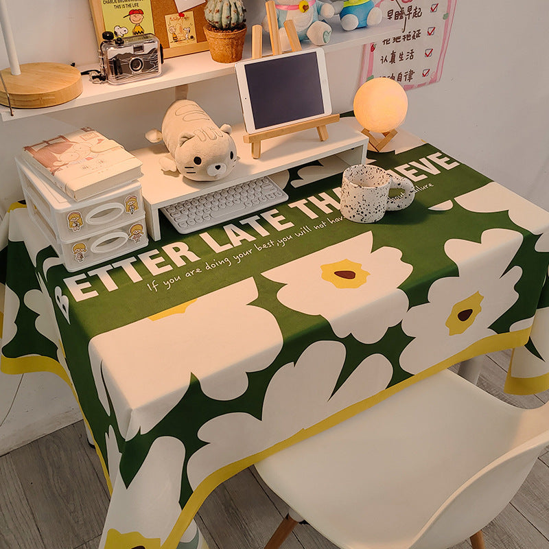 Decorative Checked Tablecloth