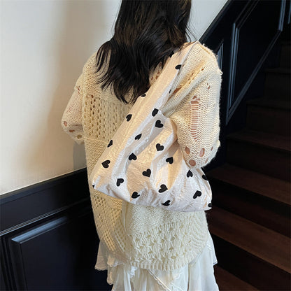 Embroidered Canvas Tote Bag Acalora