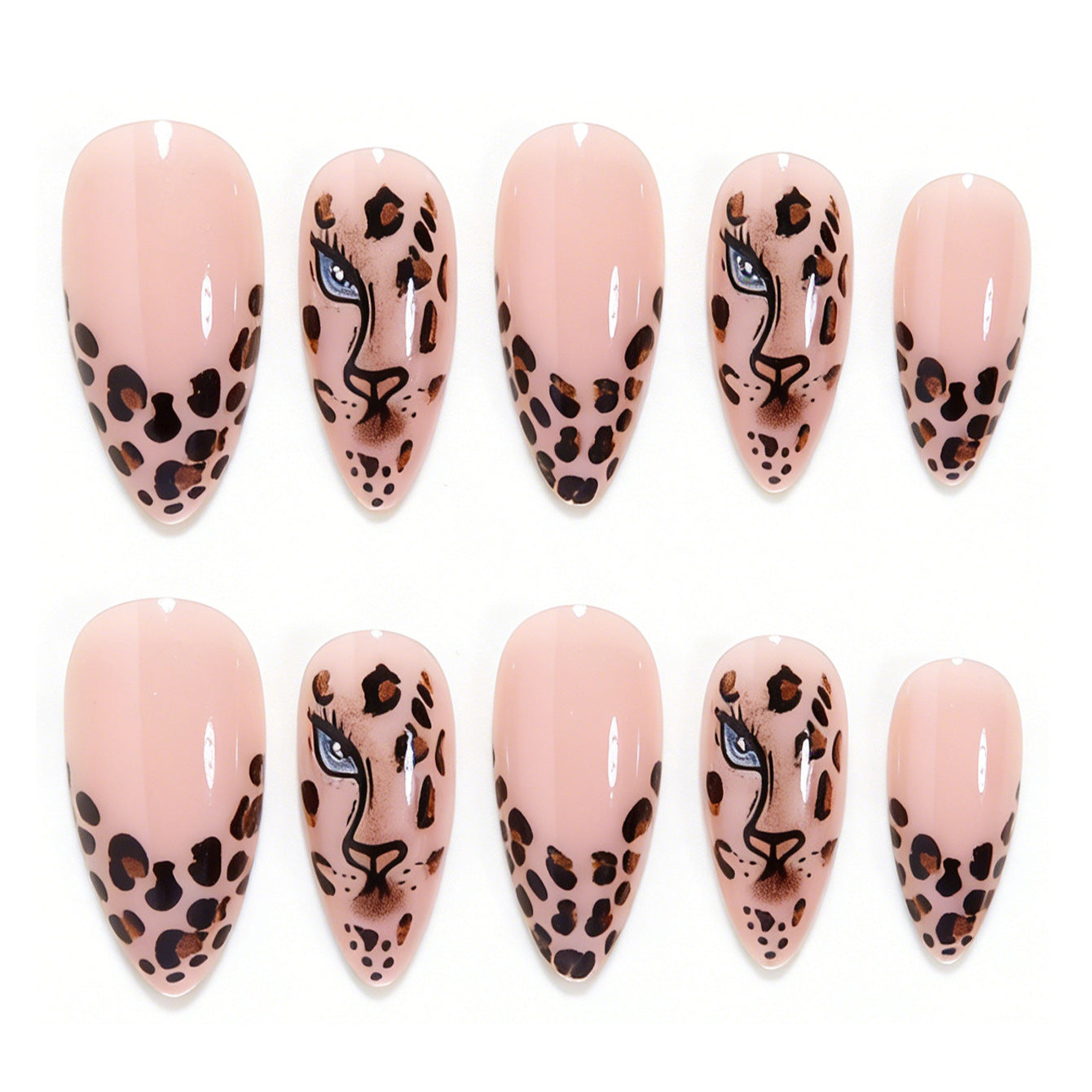 Artistic Stiletto Nail Art Tips Acalora