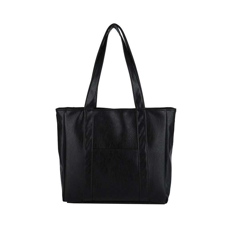 Classic Faux Leather Tote Bag Acalora