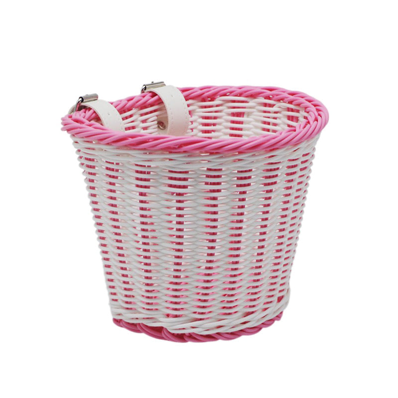Decorative Woven Bike Basket Acalora