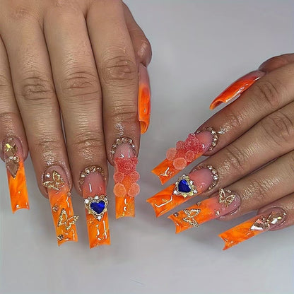 Glamorous Press-On Nail Art Set Acalora