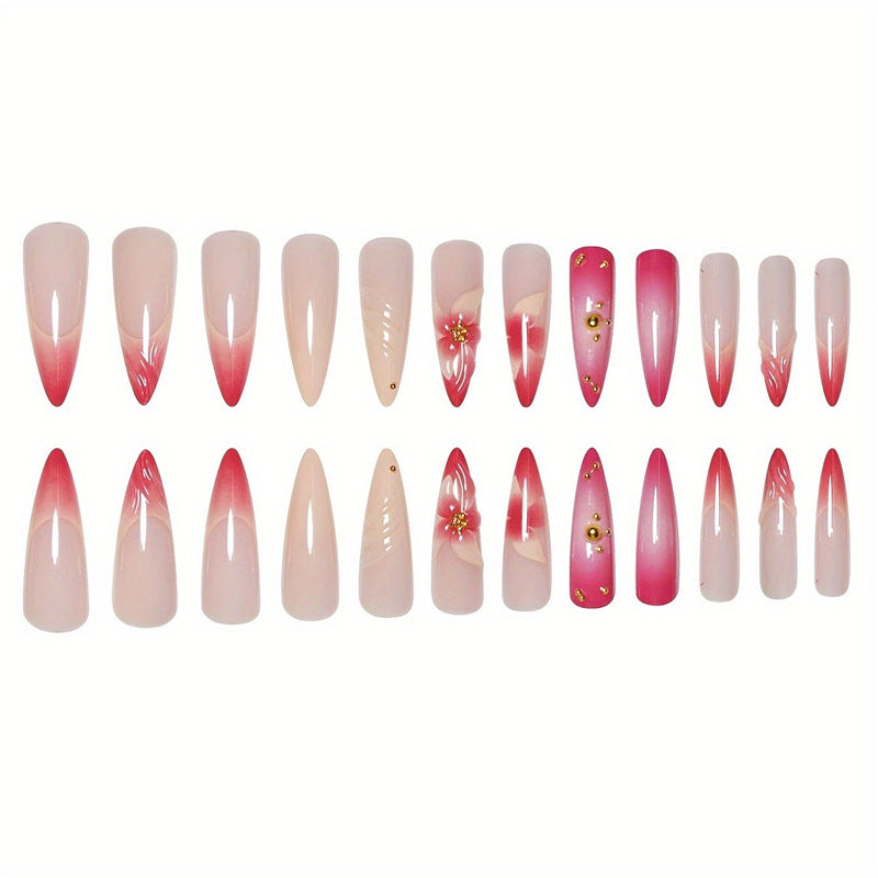 Artistic Floral Nail Art Design Acalora