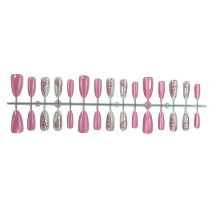 Artisan Decorated Press-On Nail Set Acalora