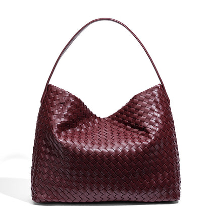 Textured Woven Hobo Bag Acalora