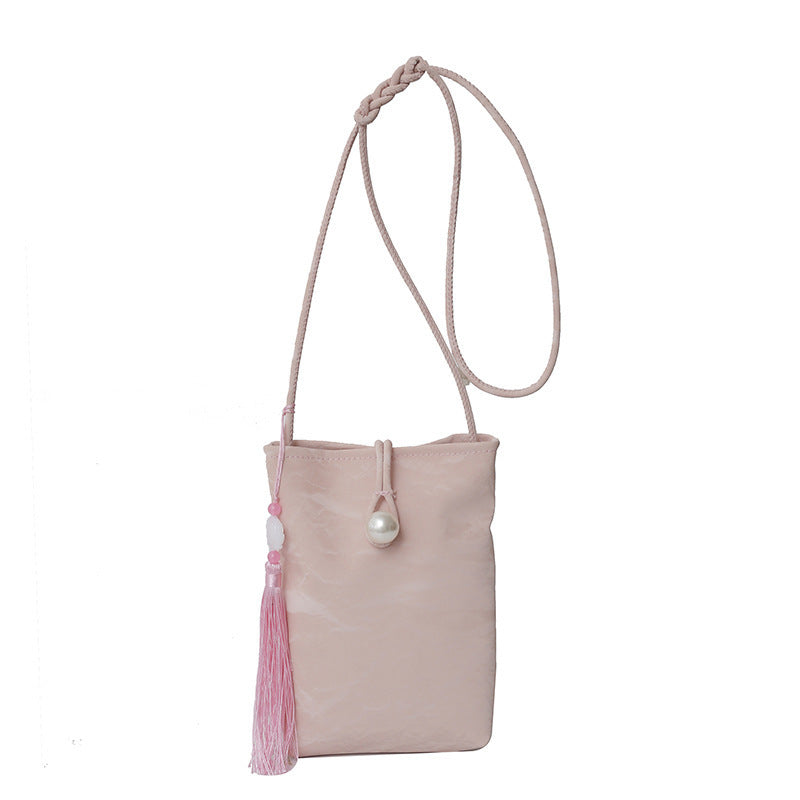 Elegant Textured Mini Crossbody Bag Acalora