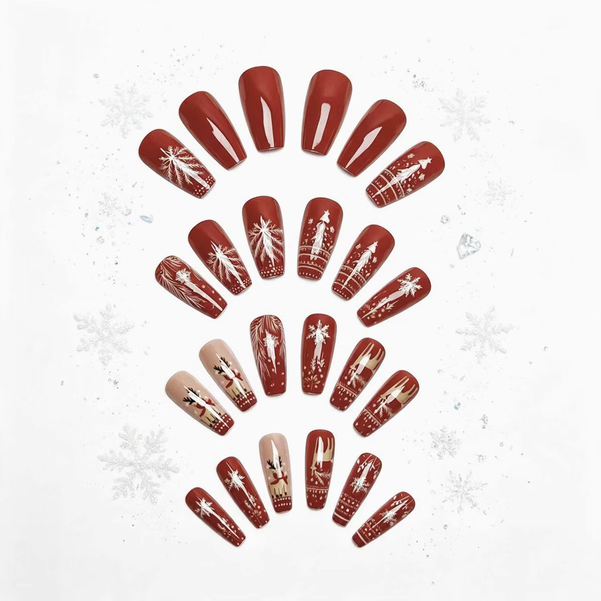 Seasonal Holiday-Themed Nail Art Acalora
