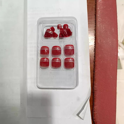 Glossy Decorative Press-On Nail Tips Acalora