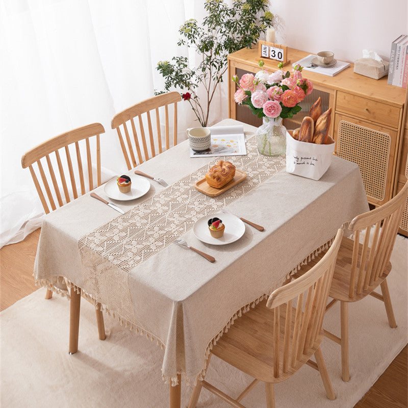 Decorative Linen Tablecloth