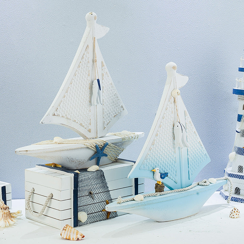 Nautical Sailboat Sculpture