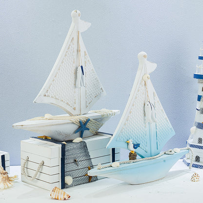 Nautical Sailboat Sculpture