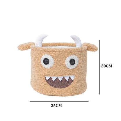 Storage basket in cute monster design