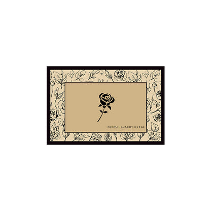 Elegant Floral Welcome Mat