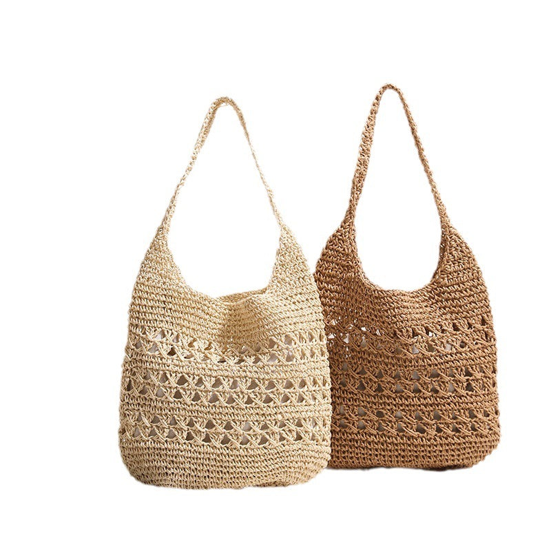Women's Handmade Cotton Bag with beautiful crochet pattern Karnz