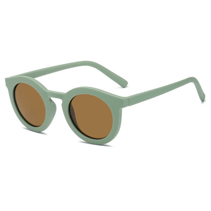 Women's round sunglasses with trendy design and UV protection Bowlift