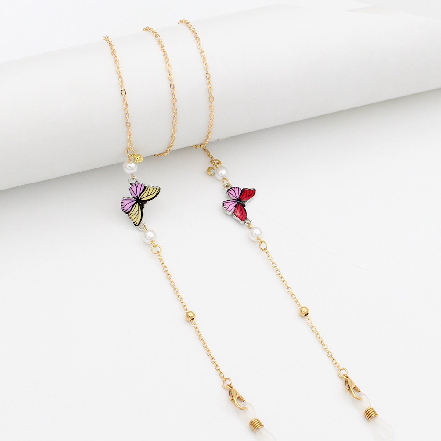 Enchanting Butterfly Eyewear Chain Holder Acalora