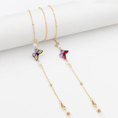 Enchanting Butterfly Eyewear Chain Holder Acalora