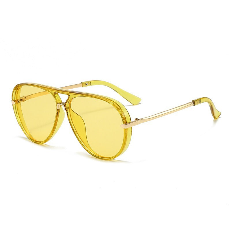 Women's aviator sunglasses with modern metal frame and UV protection Brehn