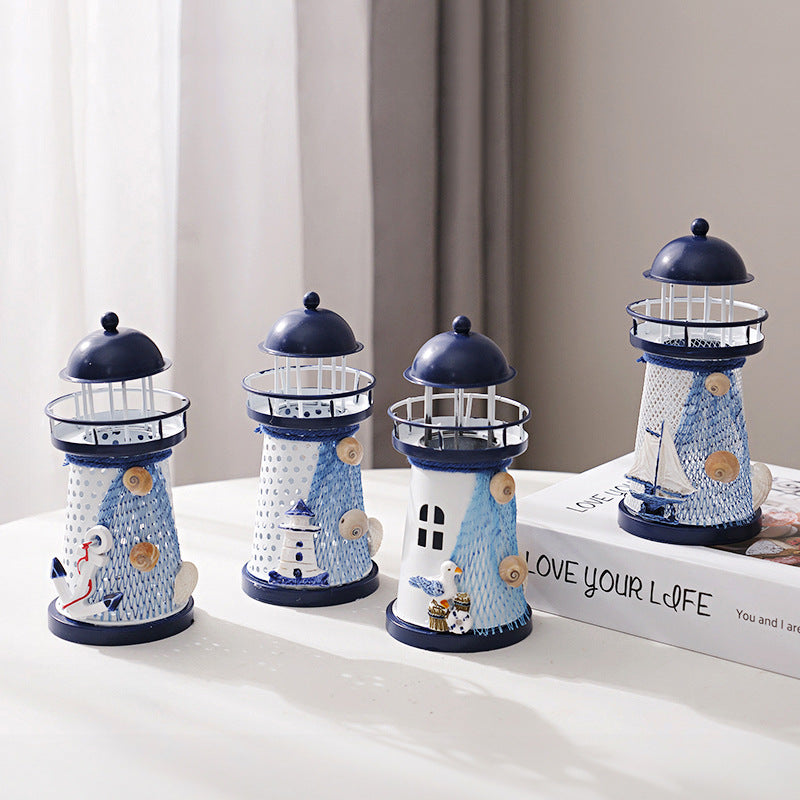 Nautical Lighthouse Figurine Set