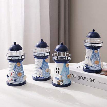 Nautical Lighthouse Figurine Set