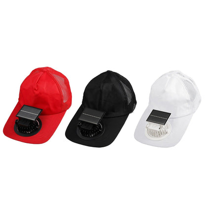 Unisex Cooler Baseball Sun Hat with Integrated Fan Brehn