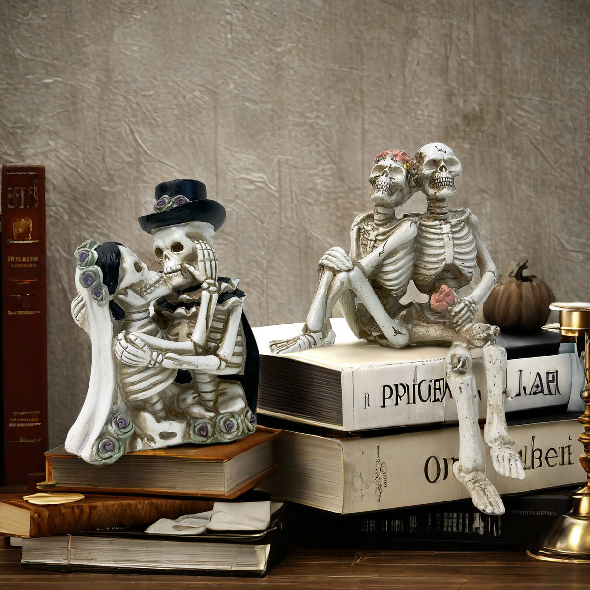 Romantic Skeleton Figure Acalora