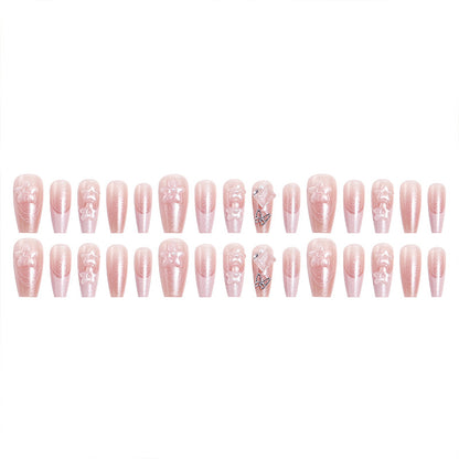 Nail art set with elegant glitter accents Acalora