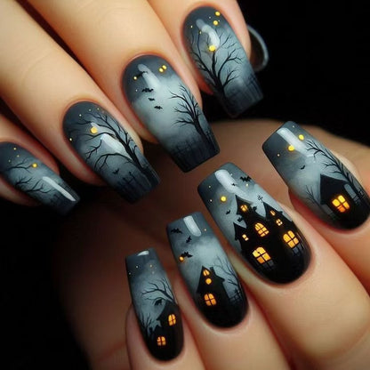 Halloween-Themed Nail Art Set Acalora