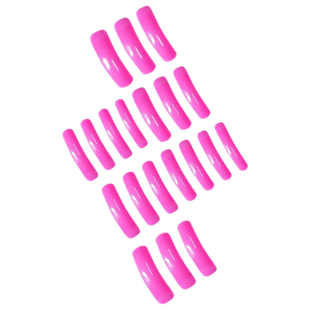 Stylish Sculpted Long Press-On Nails Acalora