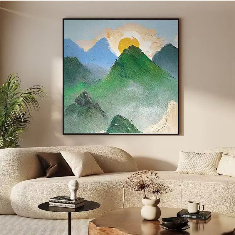 Majestic Mountain Landscape Canvas Art
