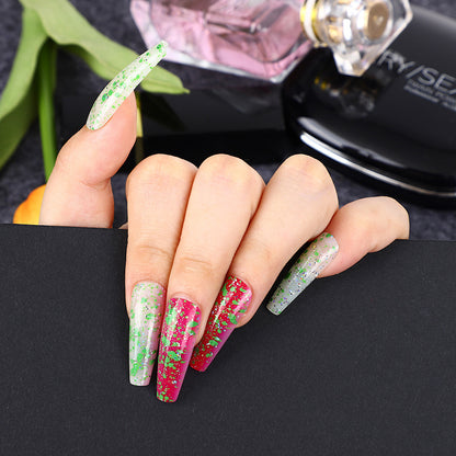 Artificial nails in creative drop design Acalora
